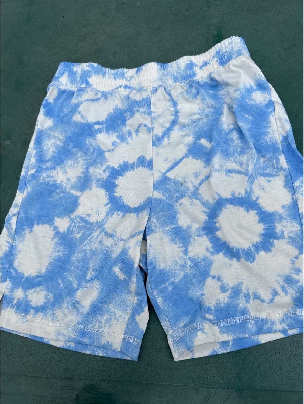 Sleep GAP Boys' Tie-Dye Blue and White Shorts Size 6